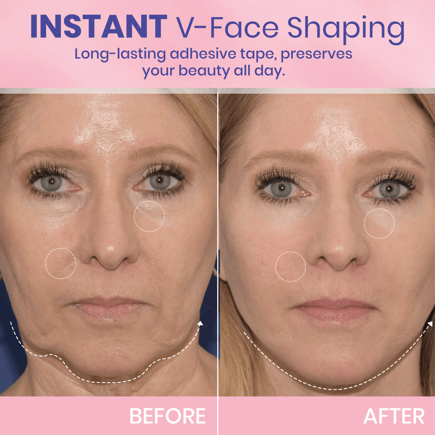 V-Face Lifting Invisible Adhesive Tape 10✔️
