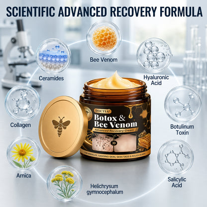 【Made and Shipped from US】🗽 DOCTIA® Botox & Bee Venom Advanced Recovery Cream—🗽For Wrinkles, Sagging Skin, Skin Tags & Rough Bumps