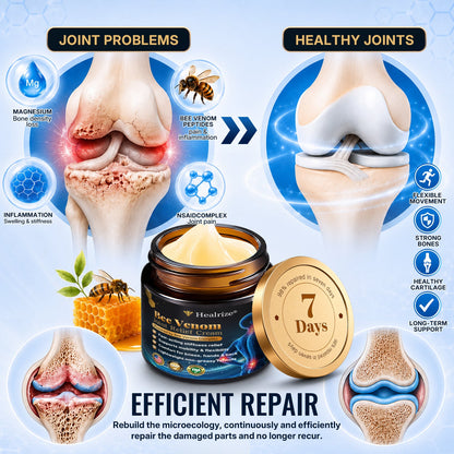𝐇еа𝐥𝐫𝐢𝐳е® 🌿𝐁ее 𝐕е𝐧𝐨𝐦 𝐉𝐨𝐢𝐧𝐭 𝐑е𝐥𝐢е𝐟 𝐂𝐫еа𝐦 🌿Fast-Acting Comfort for Stiff Knees, Hands, Back & Everyday Joint Discomfort